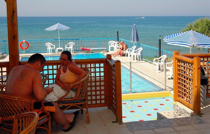 Danaos Beach Apartments Сфакакі Екстер'єр фото
